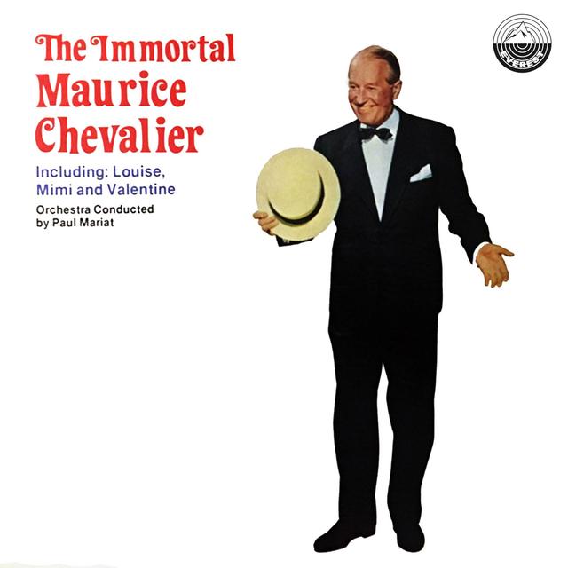 Album cover art for The Immortal Maurice Chevalier