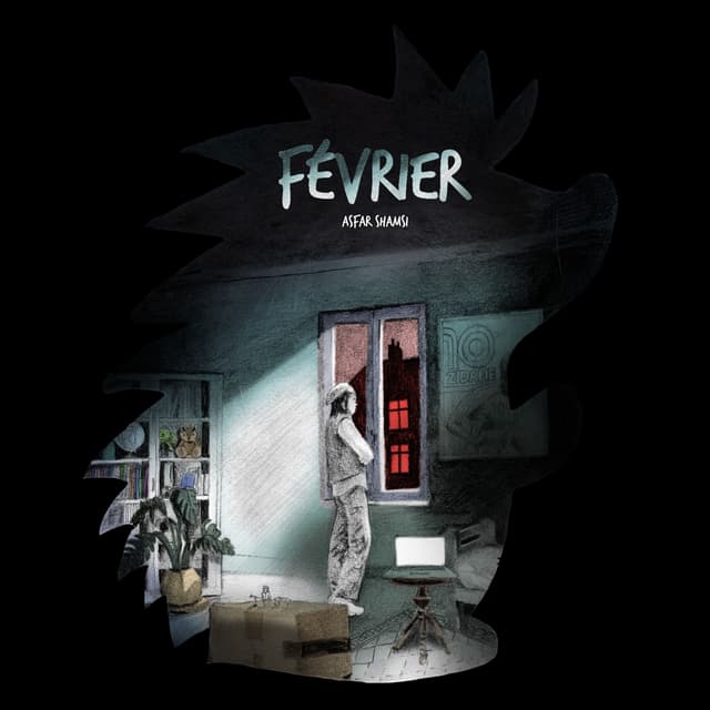 Album cover art for Février
