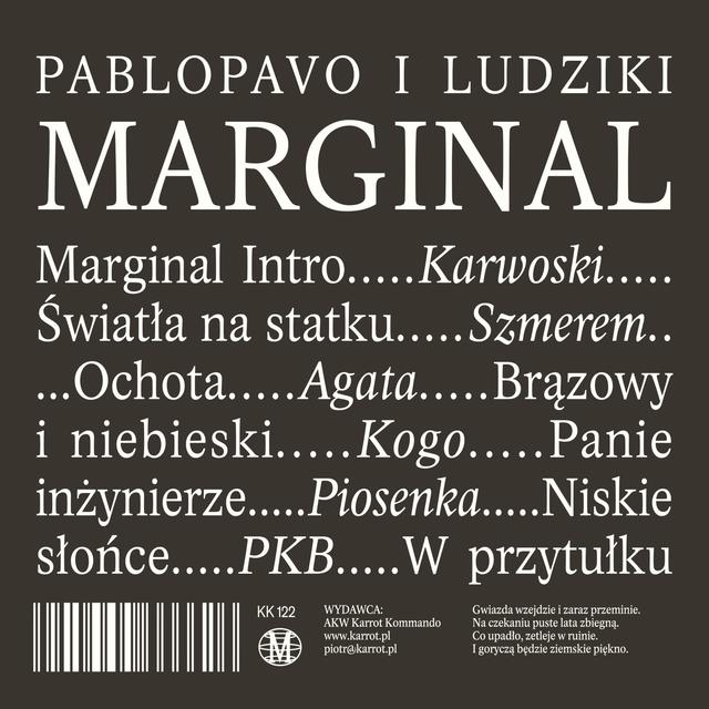 Album cover art for Marginal