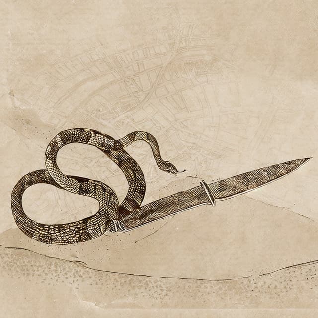 Album cover art for The Knife / The Serpent