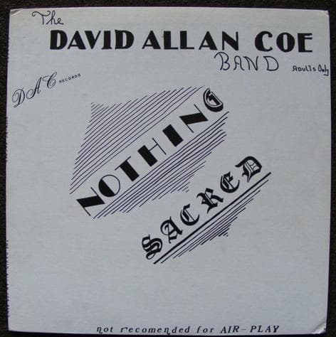 Album cover art for Nothing Sacred