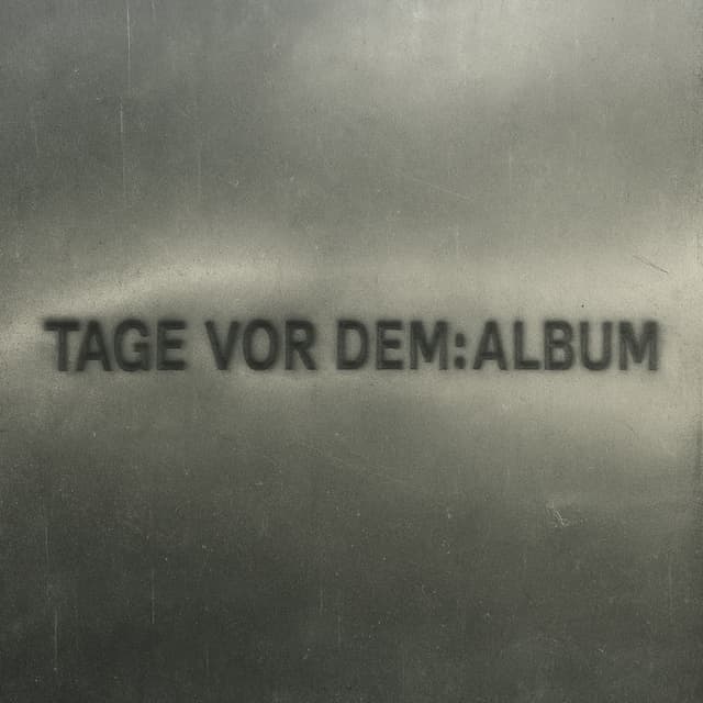 Album cover art for TAGE VOR DEM : ALBUM