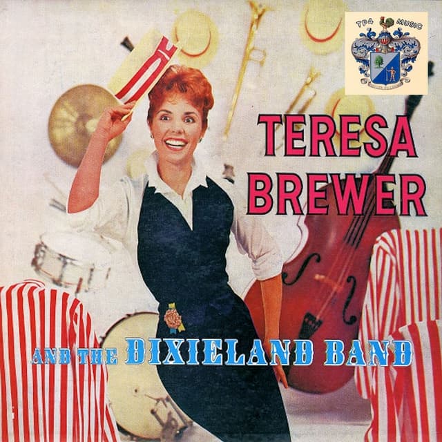 Album cover art for Teresa Brewer and the Dixieland Band