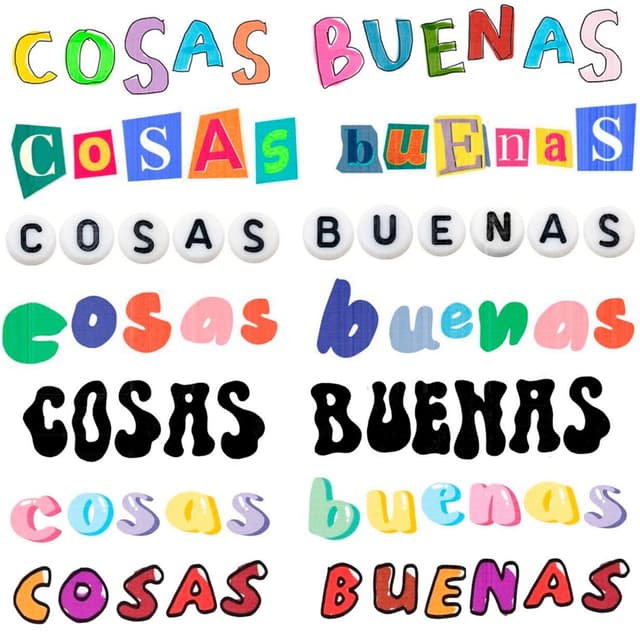 Album cover art for Cosas buenas