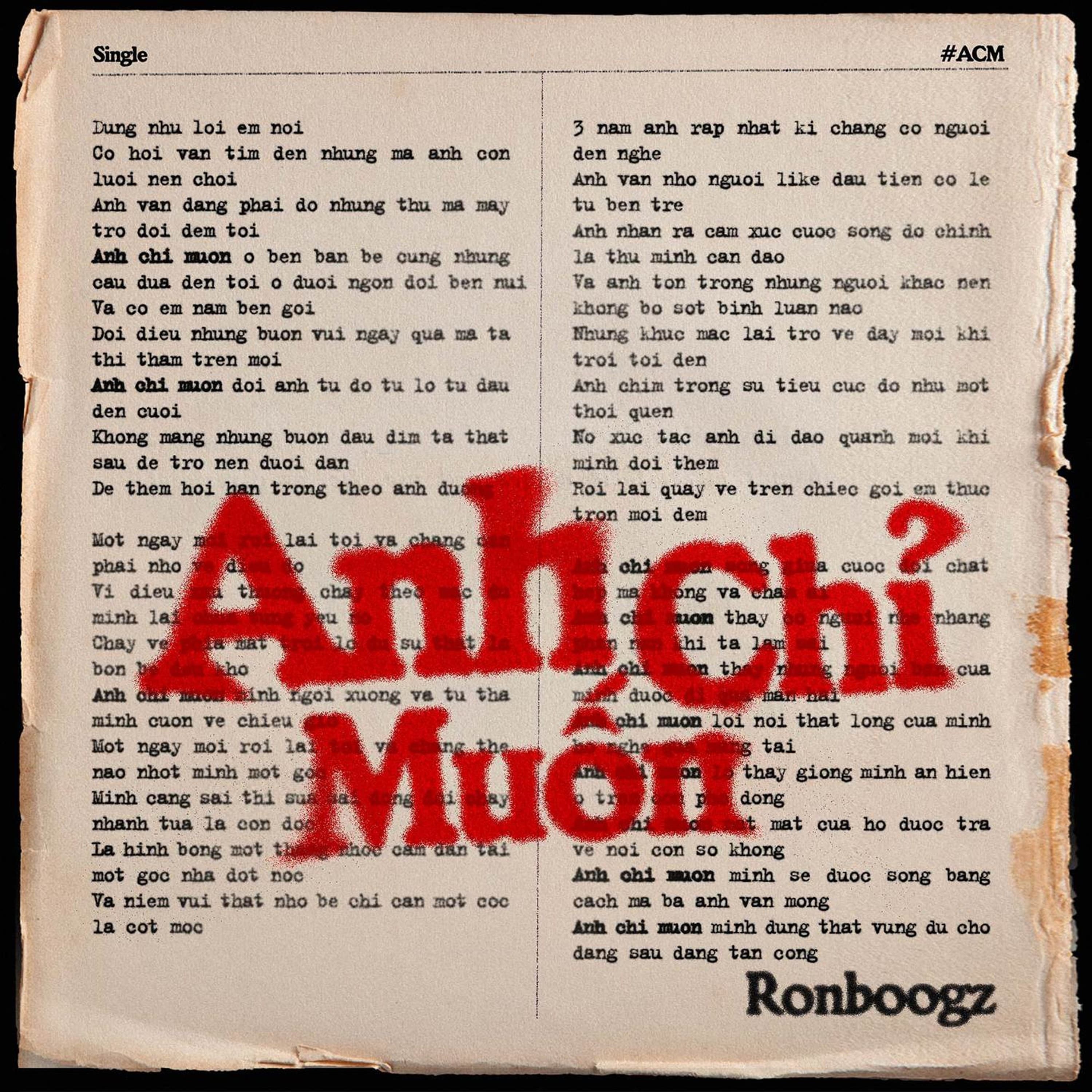 Lyric cover art
