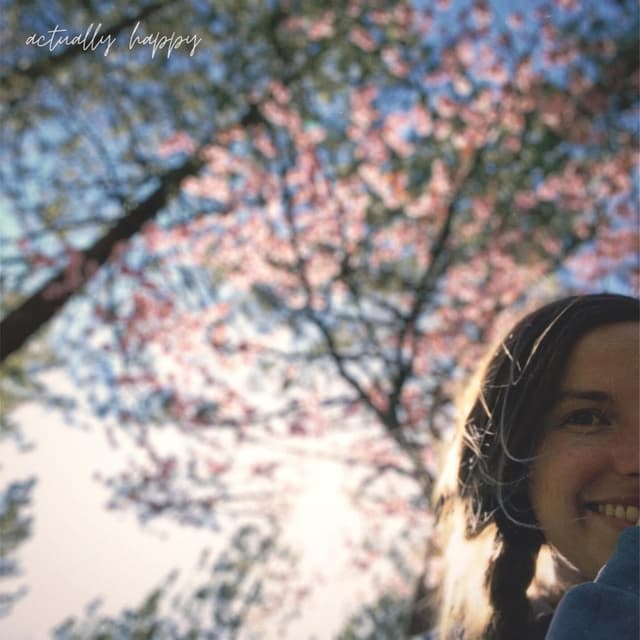 Album cover art for actually happy