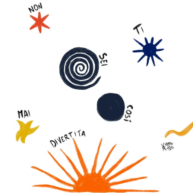Album cover art for NON TI SEI MAI DIVERTITA COSÌ