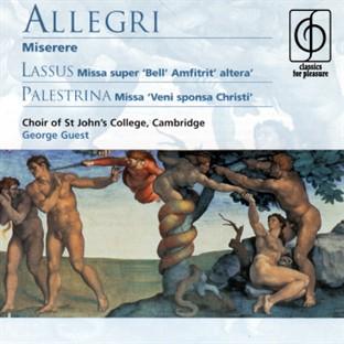 Album cover art for Allegri - Lassus - Palestrina