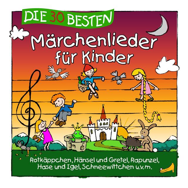 Album cover art for Die 30 Besten Märchenlieder Für Kinder