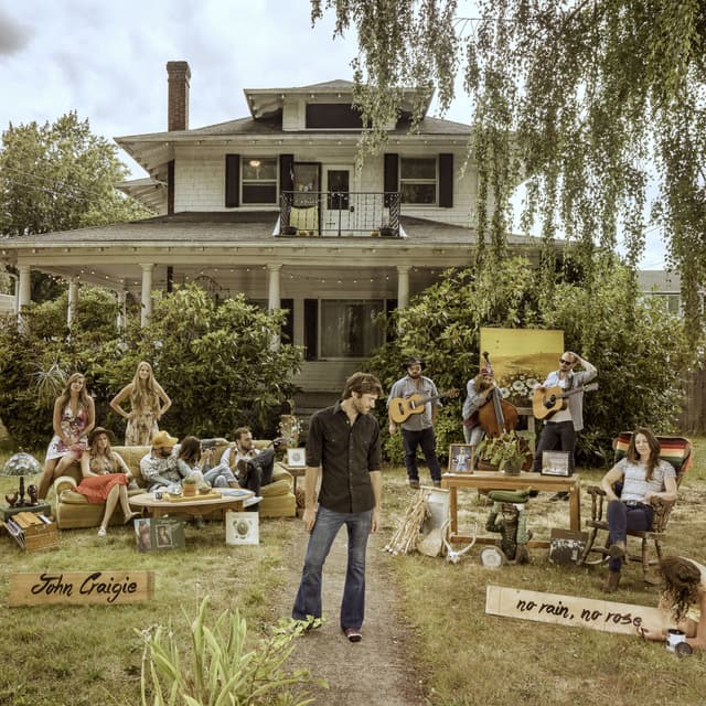 Album cover art for No Rain, No Rose