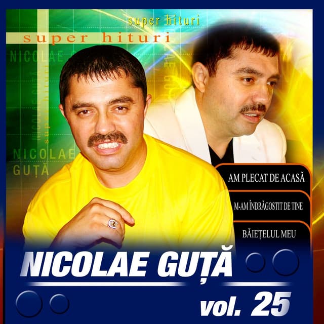 Album cover art for Nicolae Guta, Vol. 25