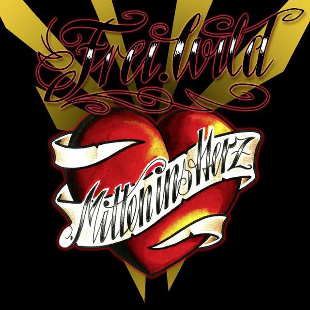 Album cover art for Mitten ins Herz