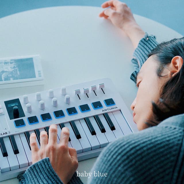 Album cover art for baby blue