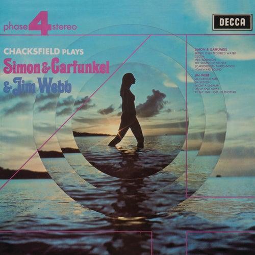 Album cover art for Chacksfield Plays Simon and Garfunkel & Jim Webb
