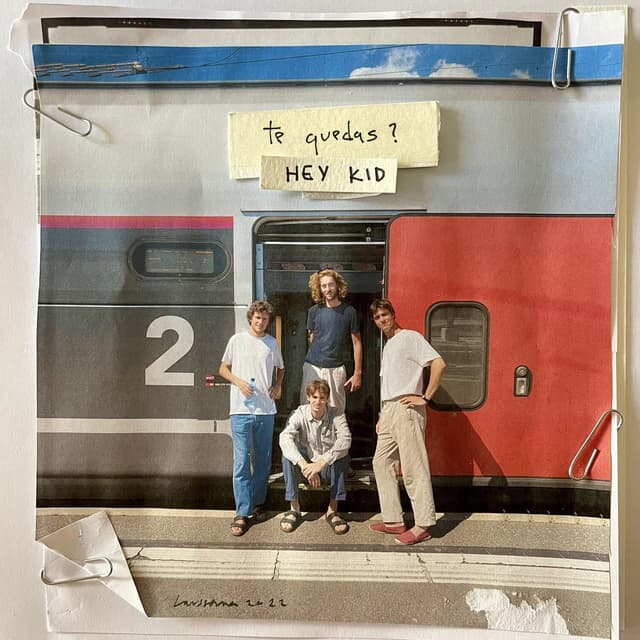 Album cover art for te quedas?