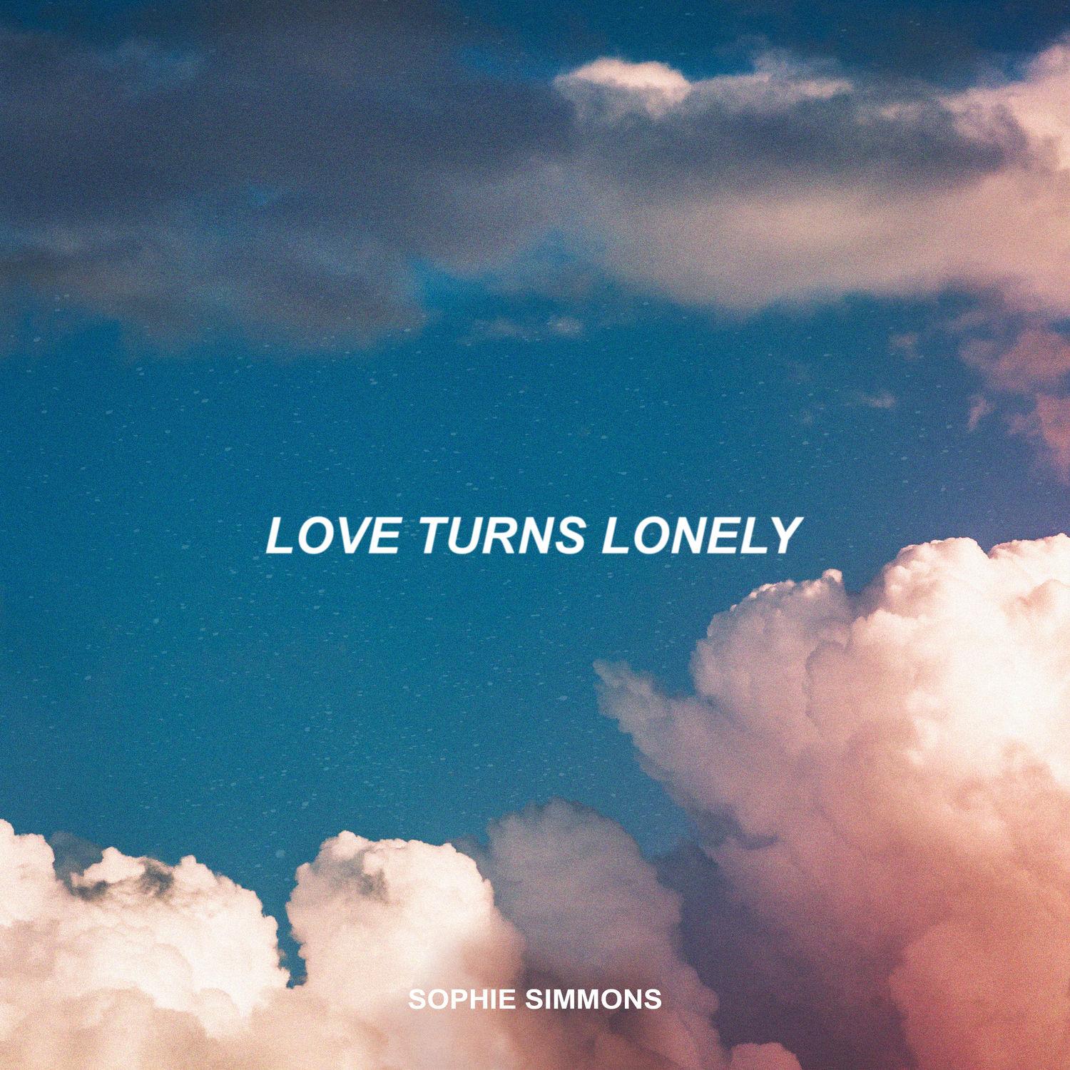 Lyric cover art as blurred background