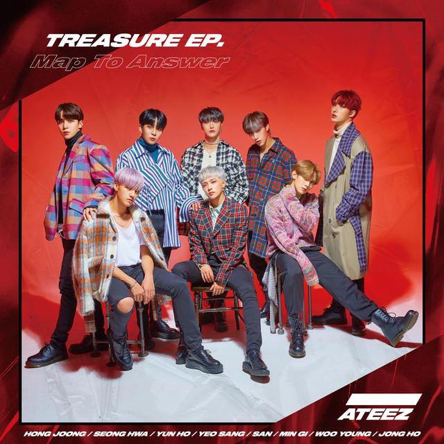 Album cover art for Treasure EP. Map to Answer