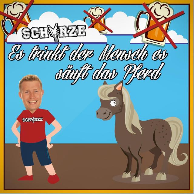 Album cover art for Es trinkt der Mensch, es säuft das Pferd