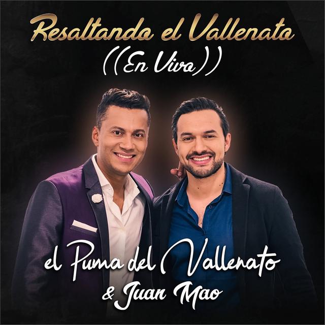 Album cover art for Resaltando el vallenato (en vivo)