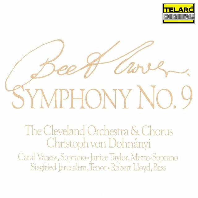 Album cover art for Beethoven: Symphony No. 9