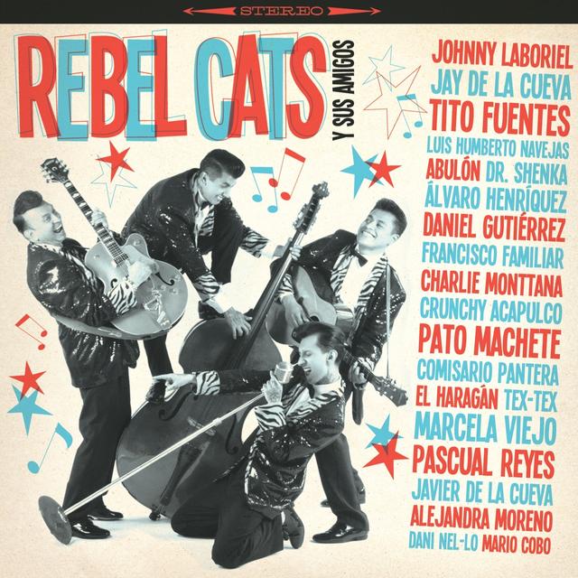 Album cover art for Rebel Cats y sus amigos