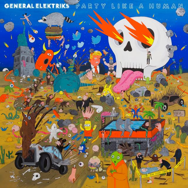 Album cover art for Party Like a Human