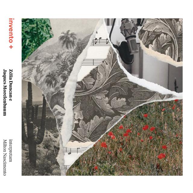 Album cover art for Zélia Duncan e Jaques Morelenbaum Interpretam Milton Nascimento - Invento Mais