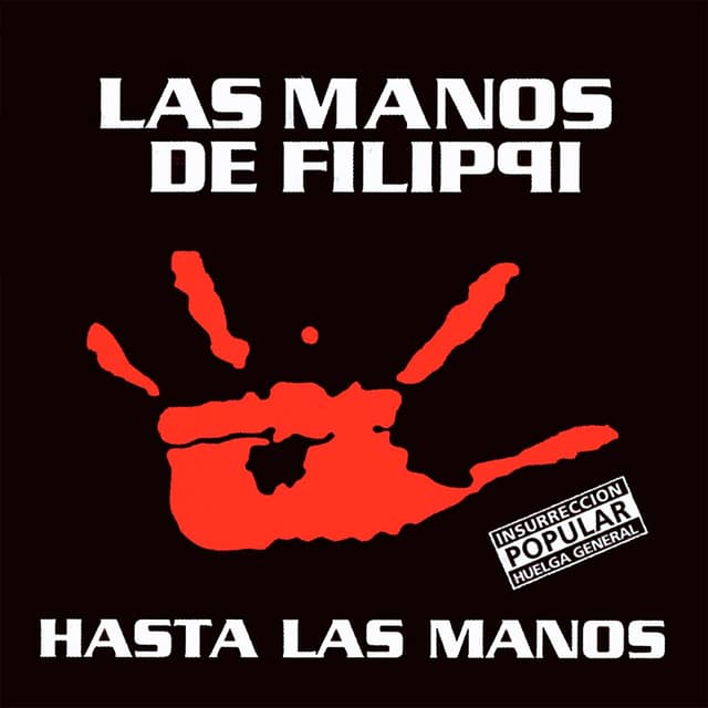 Album cover art for Hasta las manos