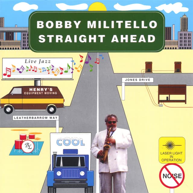 Album cover art for Straight Ahead