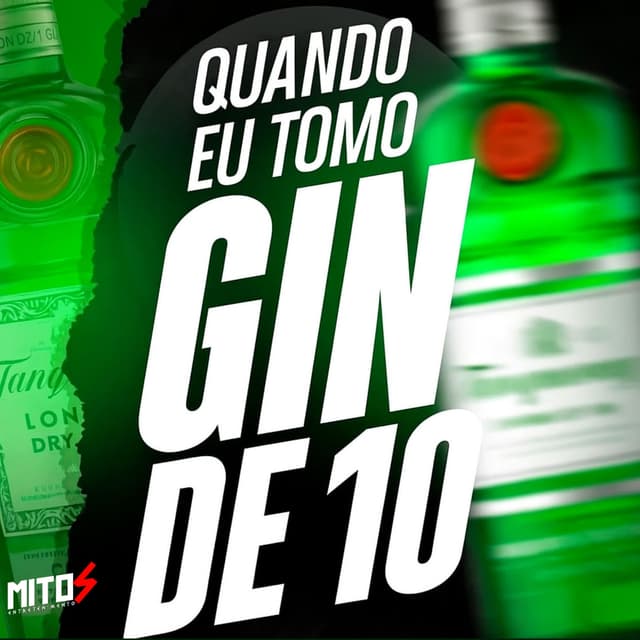 Album cover art for QUANDO EU TOMO GIN DE 10