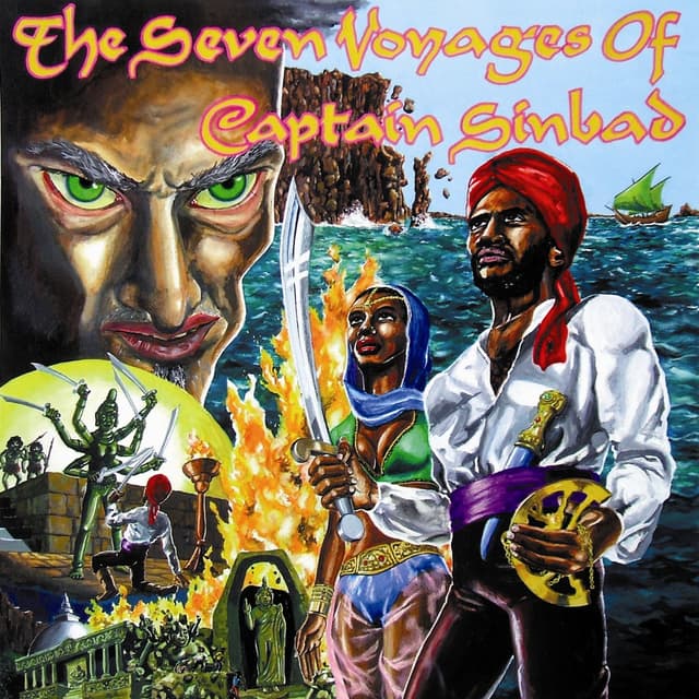 Album cover art for The Seven Voyages Of Captain Sinbad