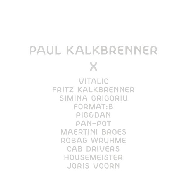 Album cover art for X