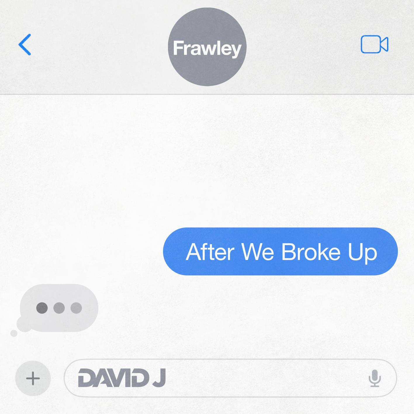 Lyric cover art as blurred background