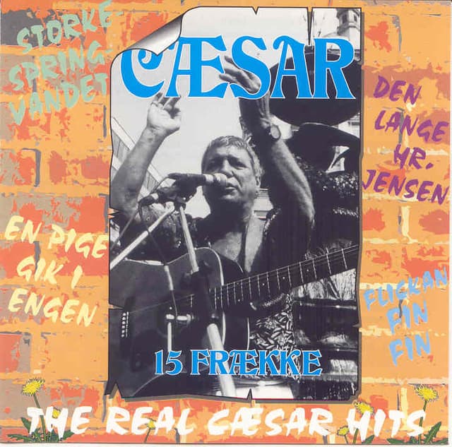 Album cover art for 15 Frække - The Real Cæsar Hits