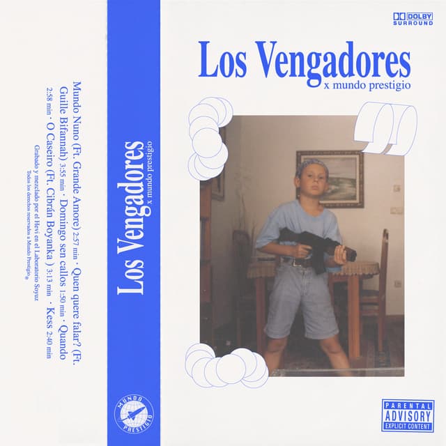 Album cover art for Los vengadores