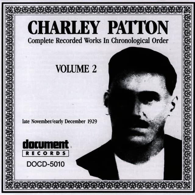 Album cover art for Charley Patton Vol. 2 (1929)