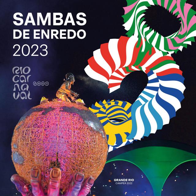 Album cover art for Sambas de Enredo Rio Carnaval 2023