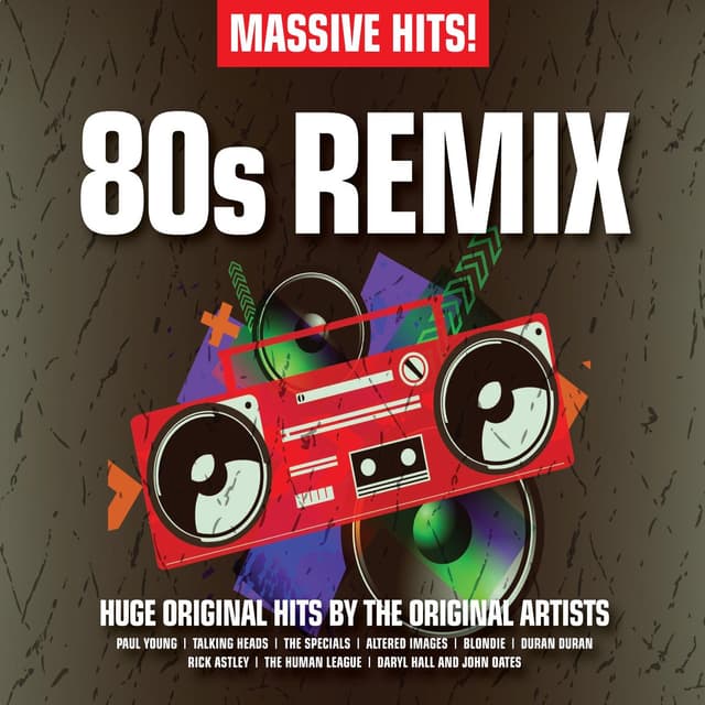 Album cover art for Massive Hits! - 80s Remix