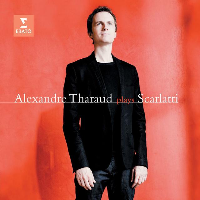Album cover art for Alexandre Tharaud Plays Scarlatti