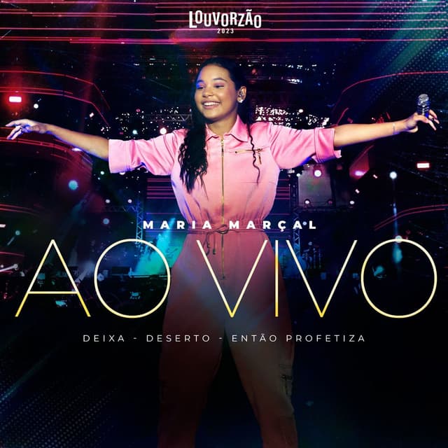 Album cover art for Maria Marçal - Louvorzão 2023 (Ao Vivo)