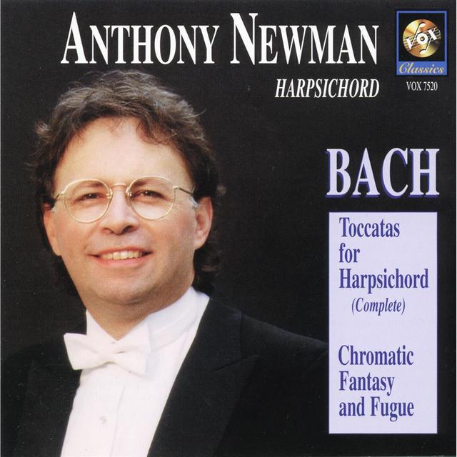 Album cover art for Bach: Chromatic Fantasy and Fugue, Toccatas for Harpsichord