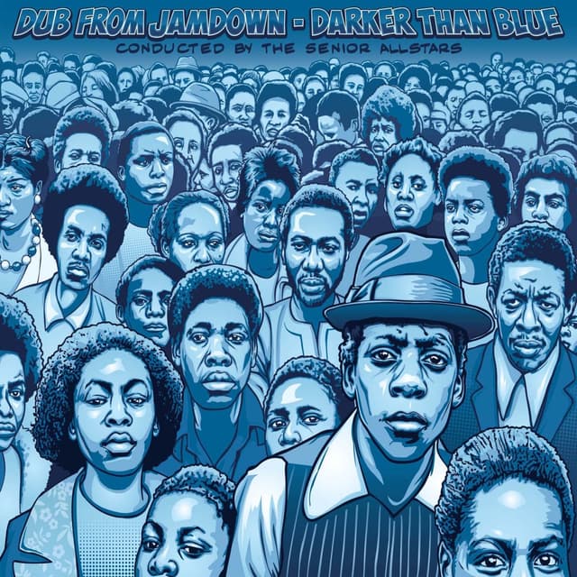 Album cover art for Dub From Jamdown : Darker Than Blue