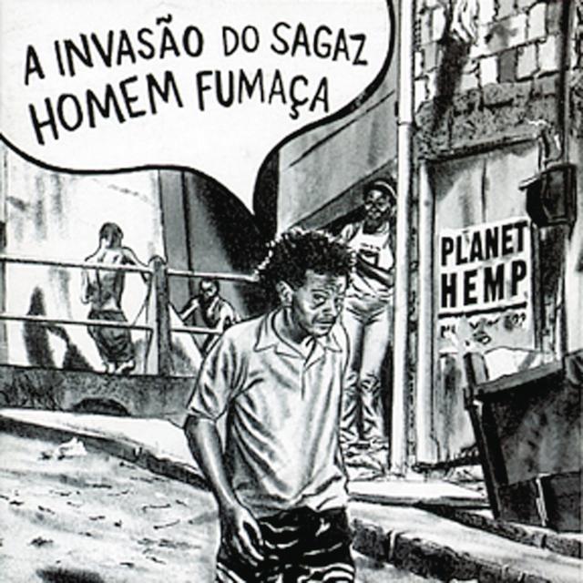 Album cover art for A Invasão do Sagaz Homem Fumaça