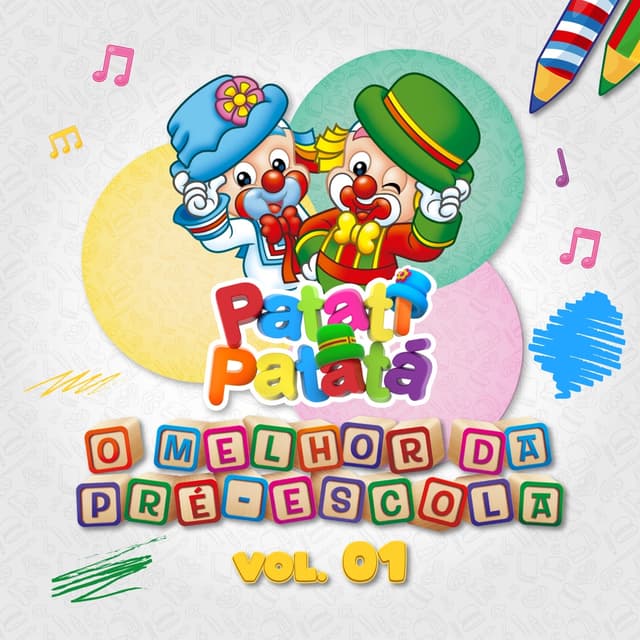 Album cover art for O Melhor da PRÉ ESCOLA Vol. 1