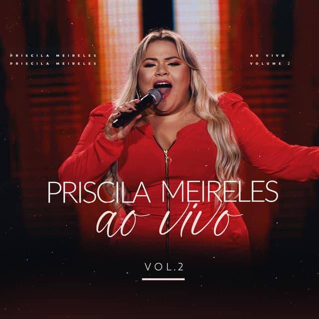 Album cover art for Priscila Meireles Ao Vivo, Vol.2