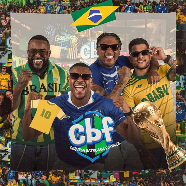 Album cover art for CBF (Cerveja, Batucada e Futebol)