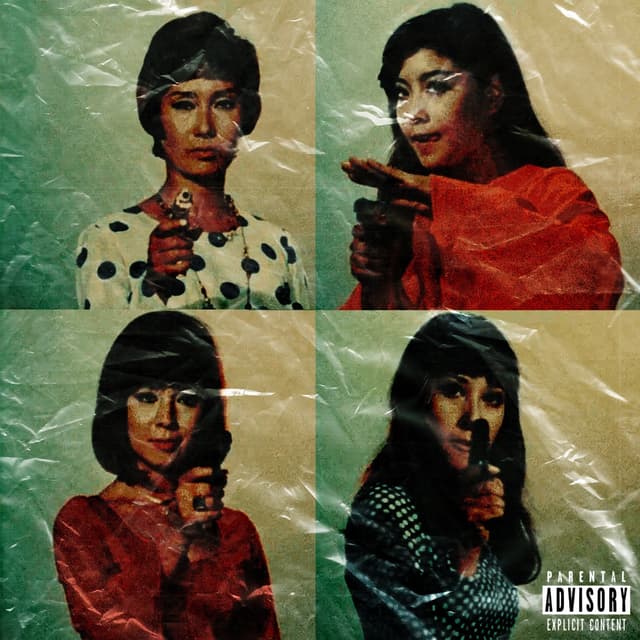 Album cover art for afraid of luv / robbery