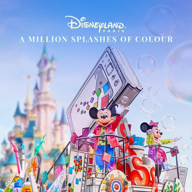 Album cover art for A Million Splashes of Colour - Single