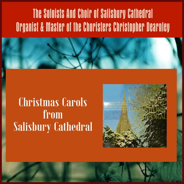 Album cover art for Christmas Carols From Salisbury Cathedral