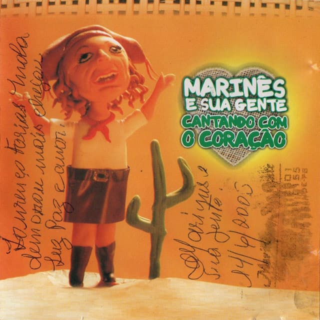 Album cover art for Cantando Com o Coração